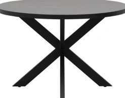 Houten Eettafels|Ronde Eettafels-Trendhopper Haiko Rond Eettafel Black Sky
