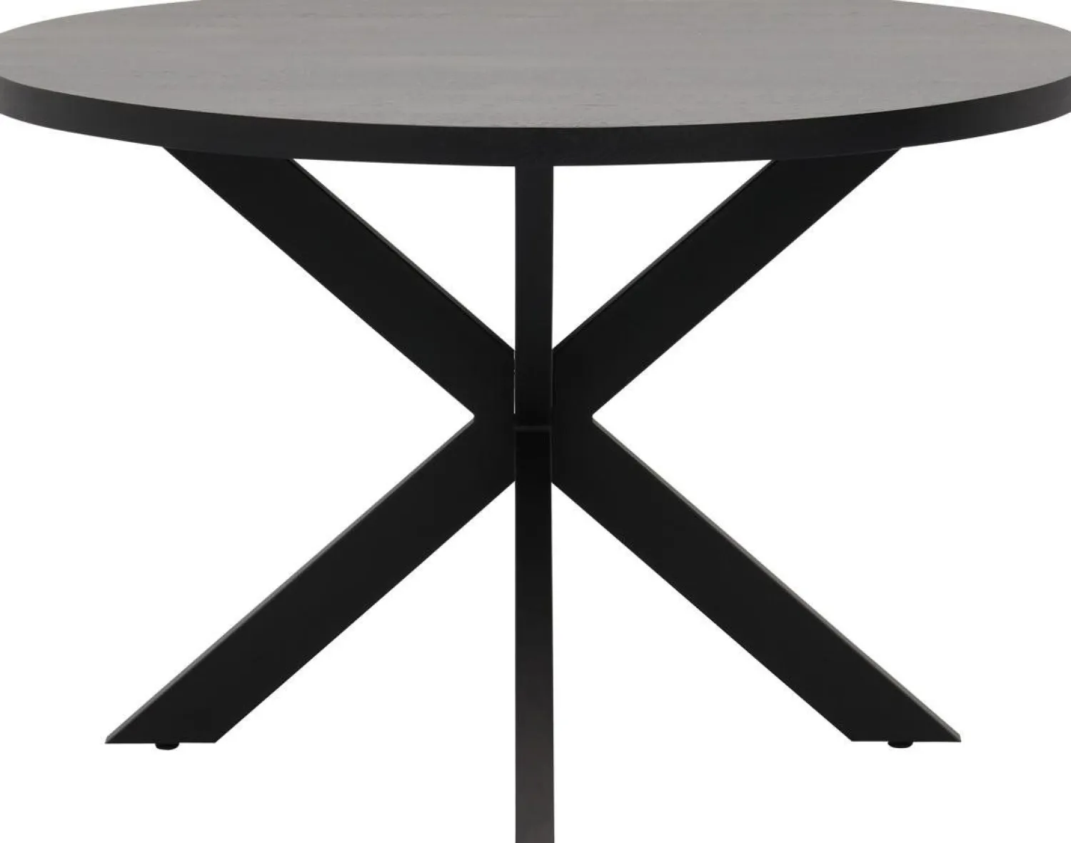 Houten Eettafels|Ronde Eettafels-Trendhopper Haiko Rond Eettafel Black Sky