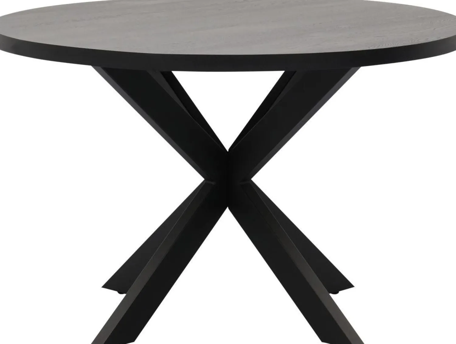 Houten Eettafels|Ronde Eettafels-Trendhopper Haiko Rond Eettafel Black Sky
