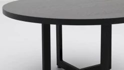 Houten Salontafels|Ronde Salontafels-Trendhopper Haiko Rond Salontafel Black Sky