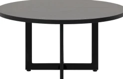 Houten Salontafels|Ronde Salontafels-Trendhopper Haiko Rond Salontafel Black Sky