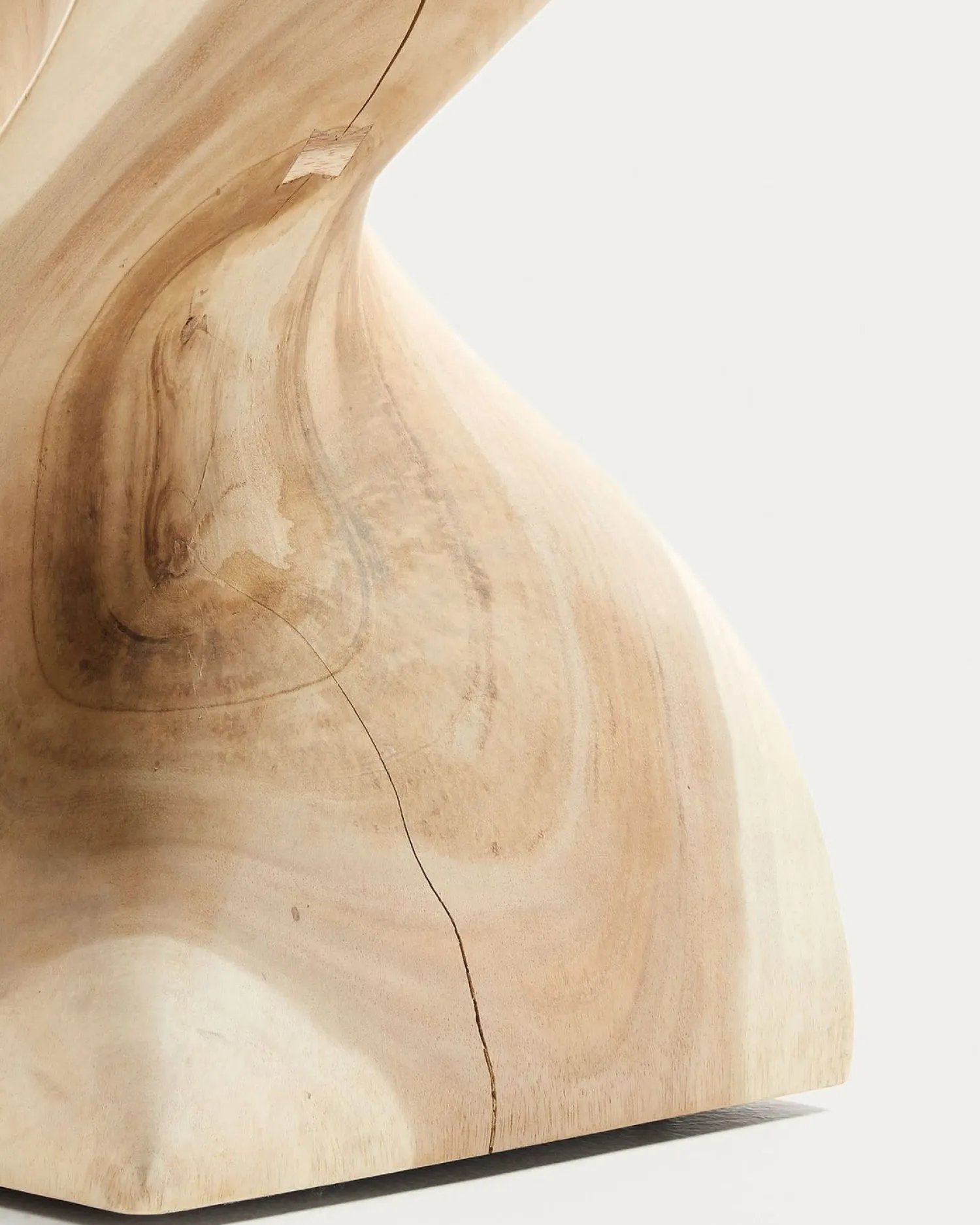 Houten Bijzettafels-Kave Home Hakon Bijzettafel Naturel