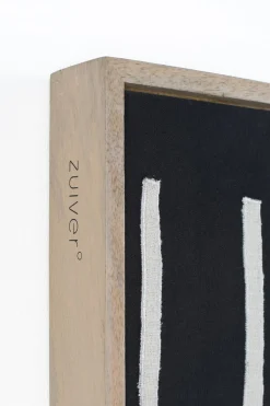 Wanddecoraties-Zuiver Halo Wandecoratie Zwart