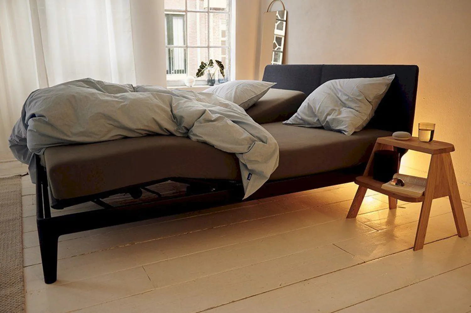 Bedbodems-Auping Handverstelbaar Bedbodem Zwart