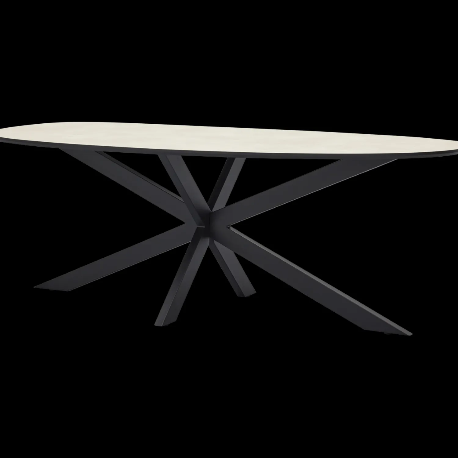 Organische Eettafels-Trendhopper Hano Eettafel Sand Stone