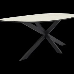 Organische Eettafels-Trendhopper Hano Eettafel Sand Stone