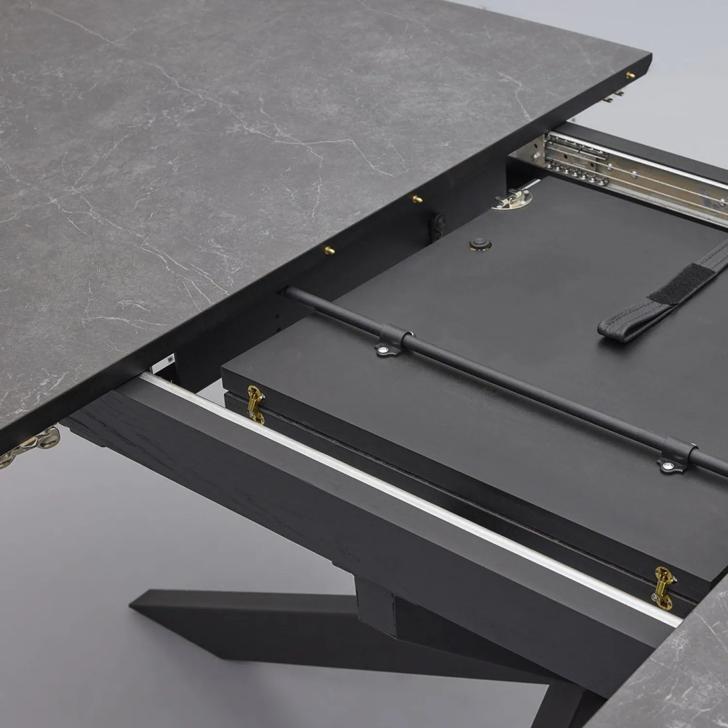 Uitschuifbare Eettafels-Trendhopper Hano Uitschuifbare Eettafel Cavier Silver