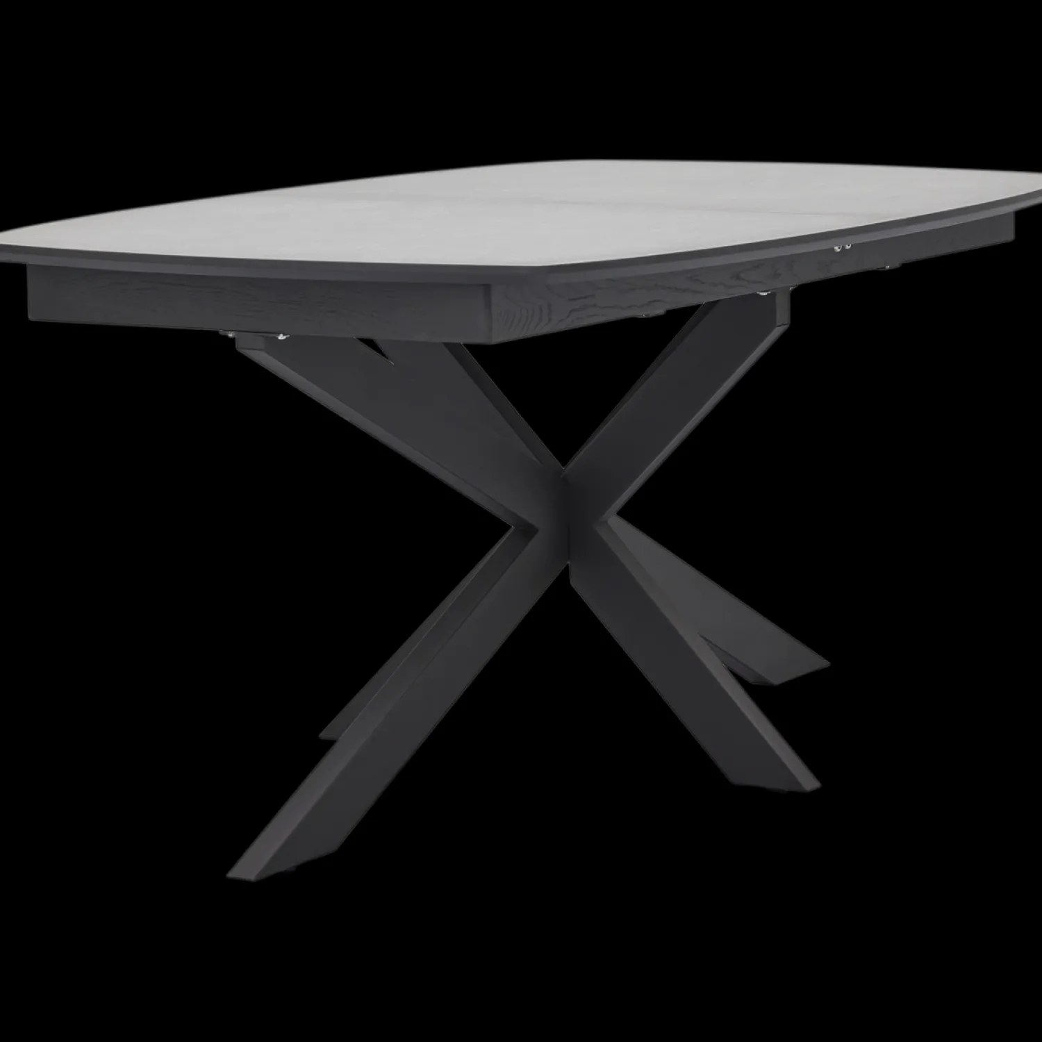 Uitschuifbare Eettafels-Trendhopper Hano Uitschuifbare Eettafel Cavier Silver