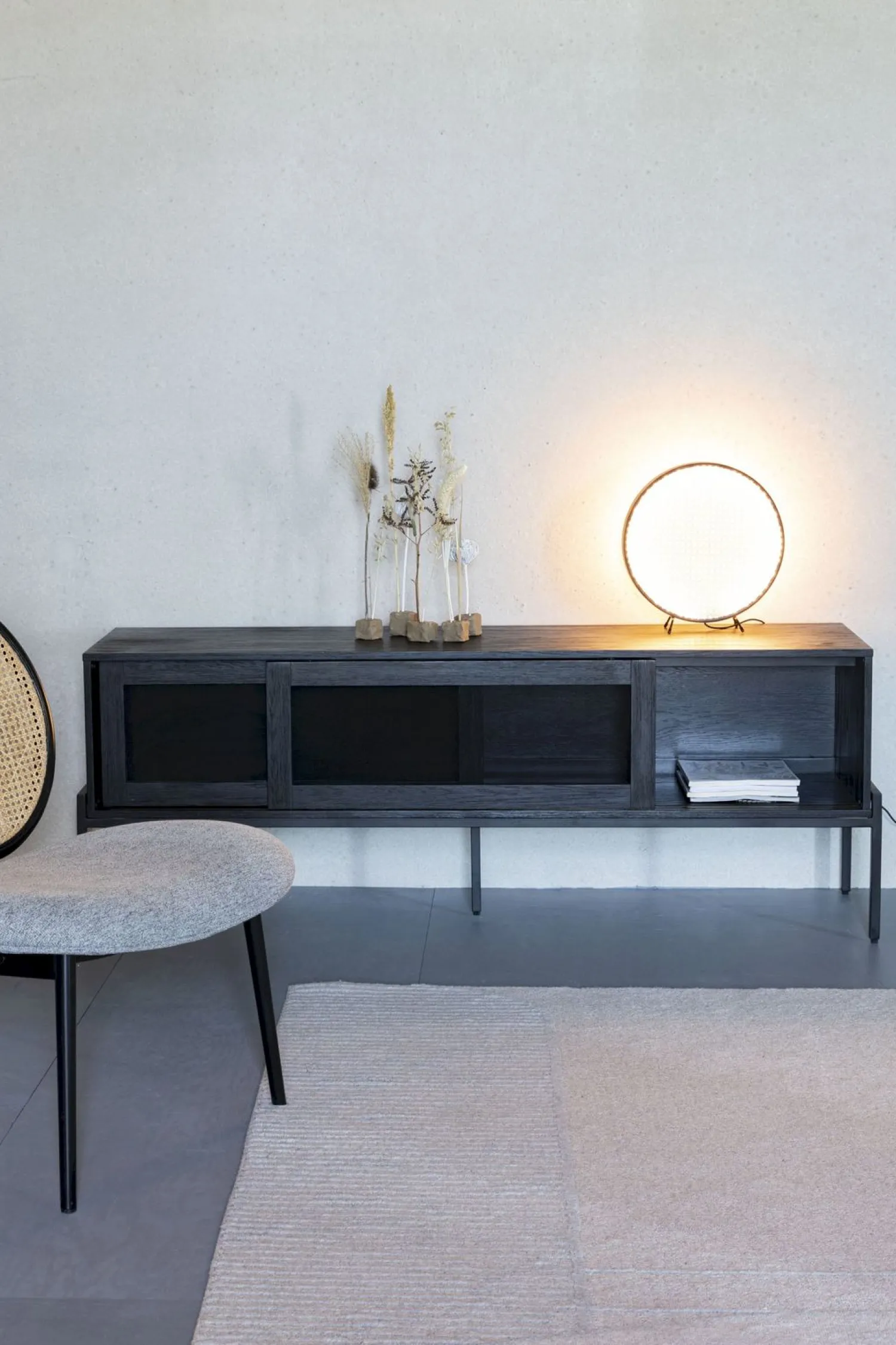 Dressoirs|Tv-Meubels-Zuiver Hardy Dressoir Zwart