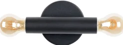 Industriële Wandlampen|Wandlampen-Zuiver Hawk Wandlamp Black