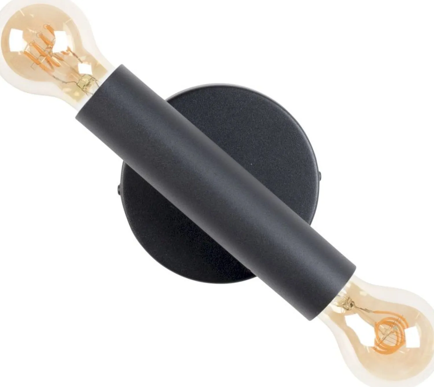 Industriële Wandlampen|Wandlampen-Zuiver Hawk Wandlamp Black