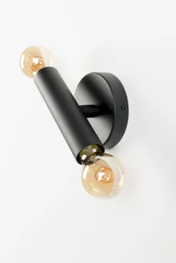 Industriële Wandlampen|Wandlampen-Zuiver Hawk Wandlamp Black