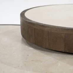Ronde Salontafels-Eleonora Hazel Salontafel Bruin