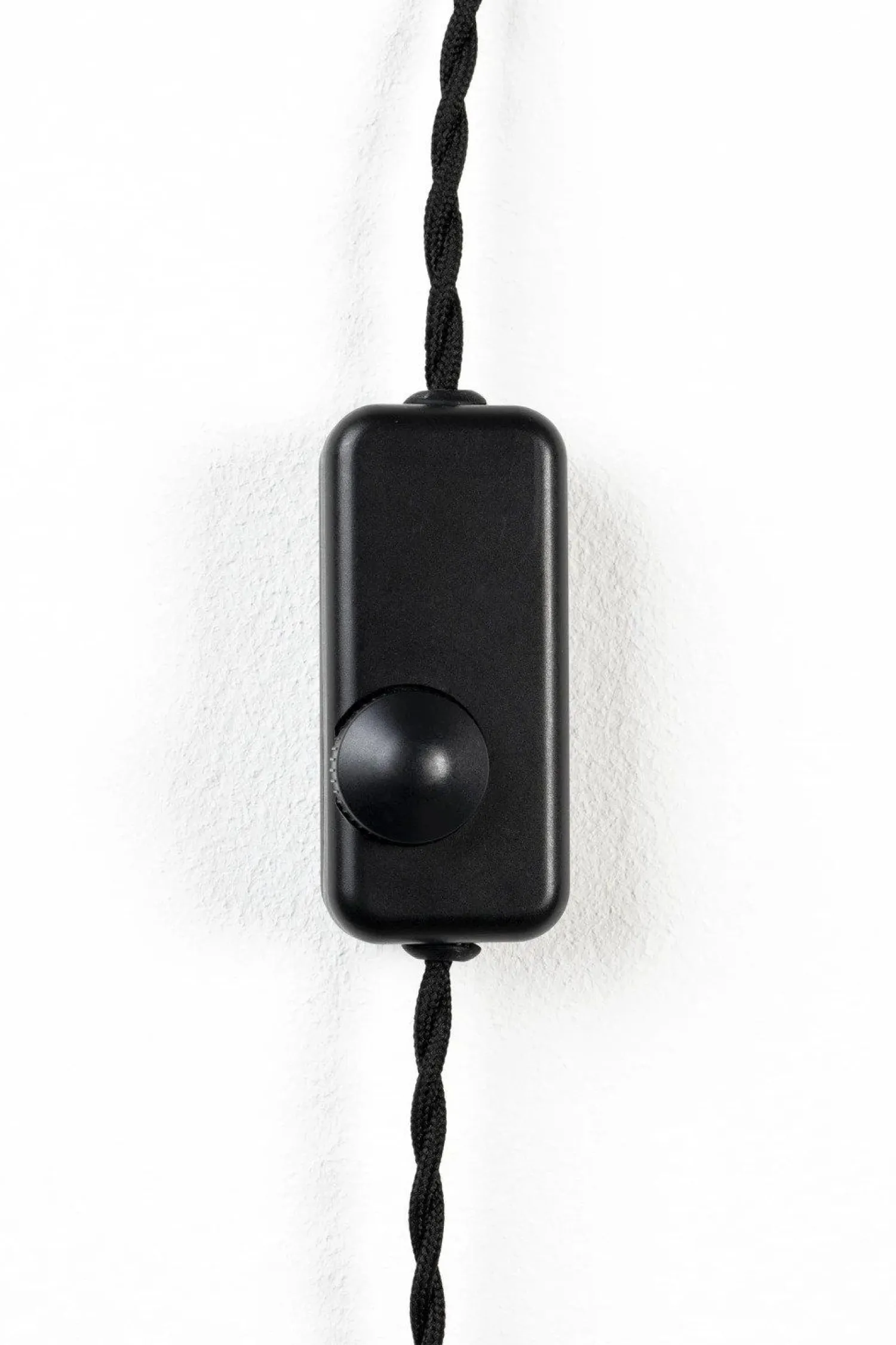 Industriële Wandlampen|Wandlampen-Zuiver Hazy Wandlamp Zwart