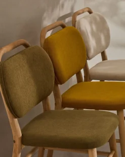 Eetkamerstoelen Zonder Armleuning-Kave Home Helda Eetkamerstoel Groen