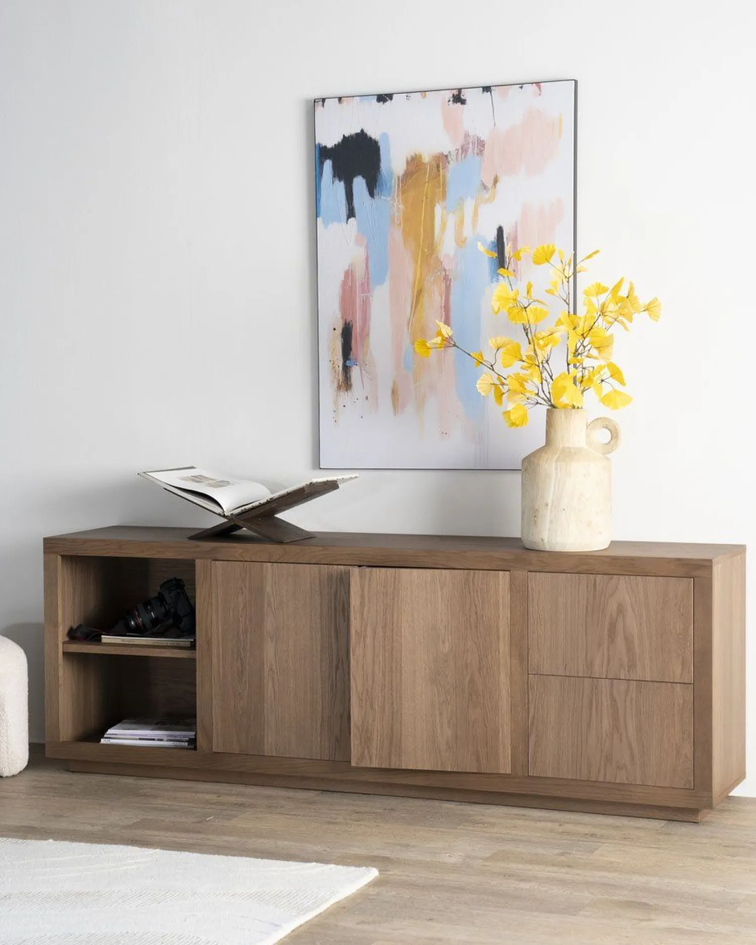Dressoirs-Eleonora Helsinki Dressoir Lichtbruin