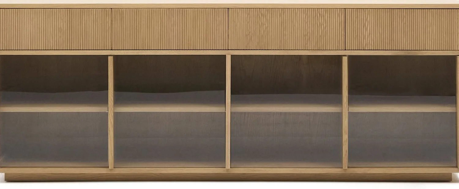 Dressoirs-Kave Home Helvine Dressoir Naturel