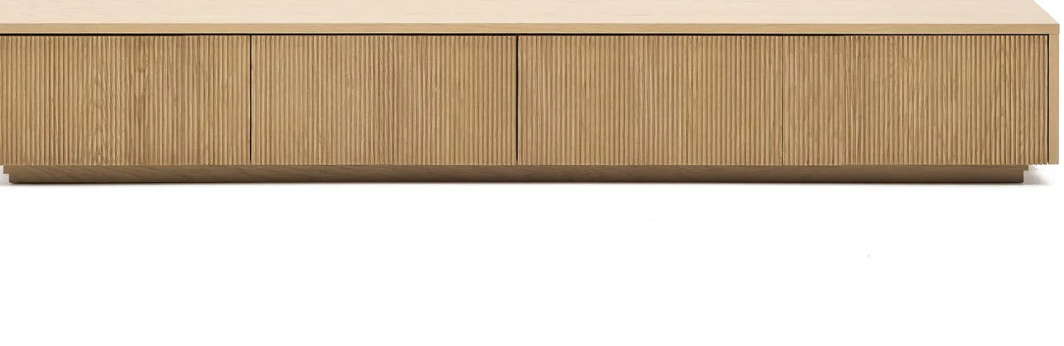 Tv-Meubels-Kave Home Helvine Tv-meubel Naturel