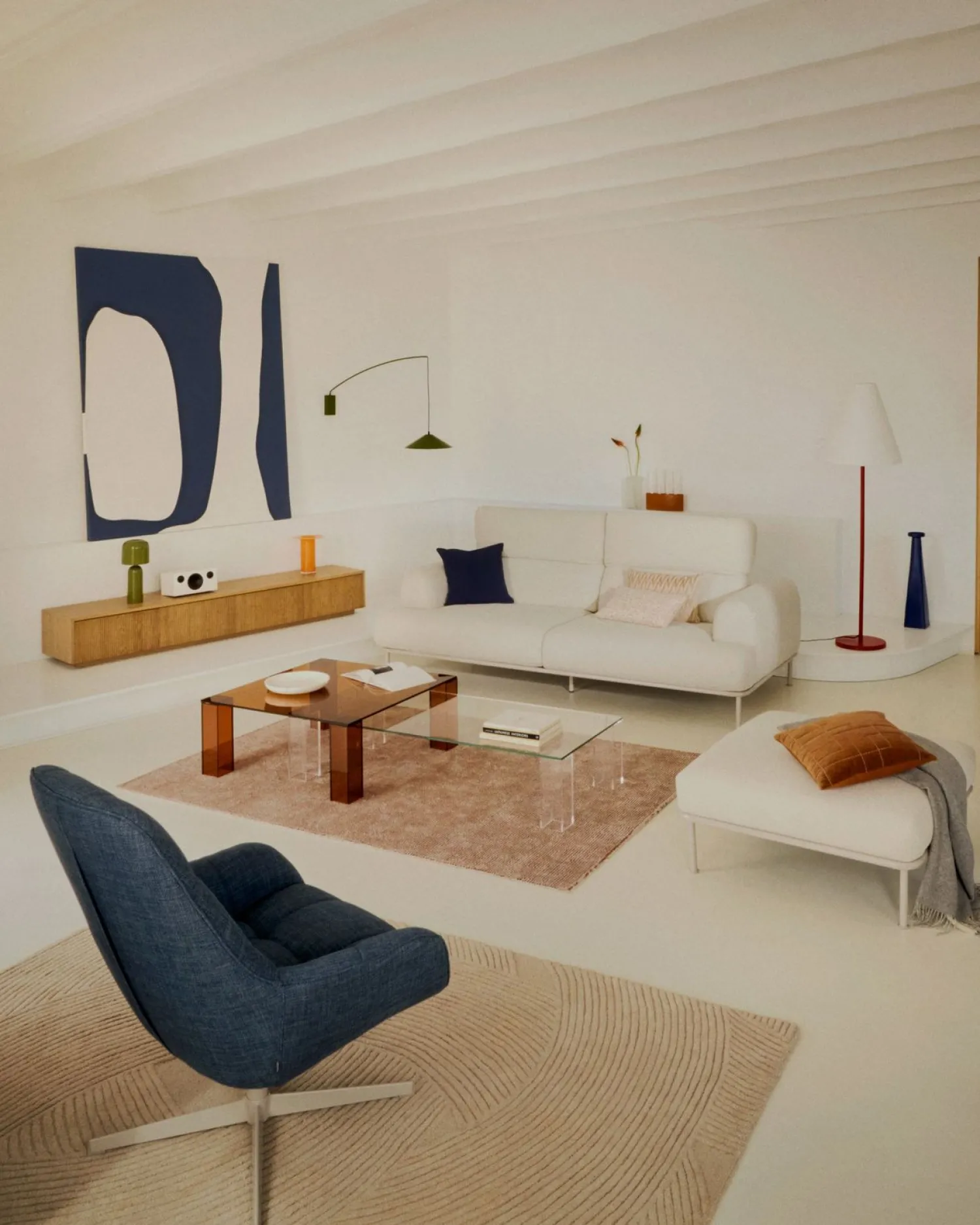Tv-Meubels-Kave Home Helvine Tv-meubel Naturel