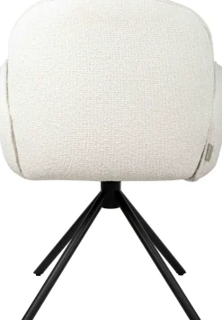 Eetkamerstoelen Met Armleuning-Eijerkamp Collectie Hidde Armstoel Off-White