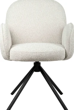 Eetkamerstoelen Met Armleuning-Eijerkamp Collectie Hidde Armstoel Beige