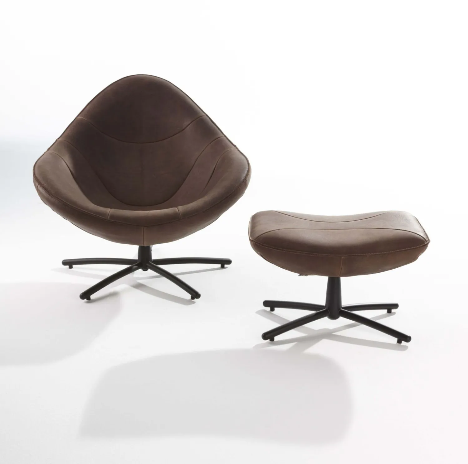 Leren Fauteuils|Design Fauteuils-LABEL Vandenberg Hidde Fauteuil
