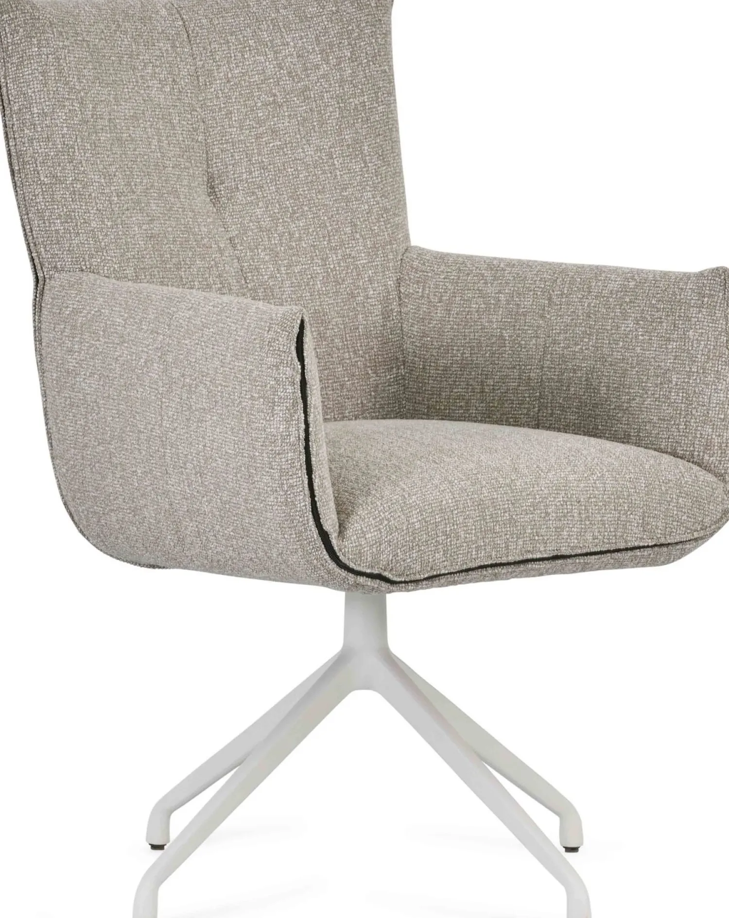Eetkamerstoelen Met Armleuning-Montèl Hillary Armstoel Beige