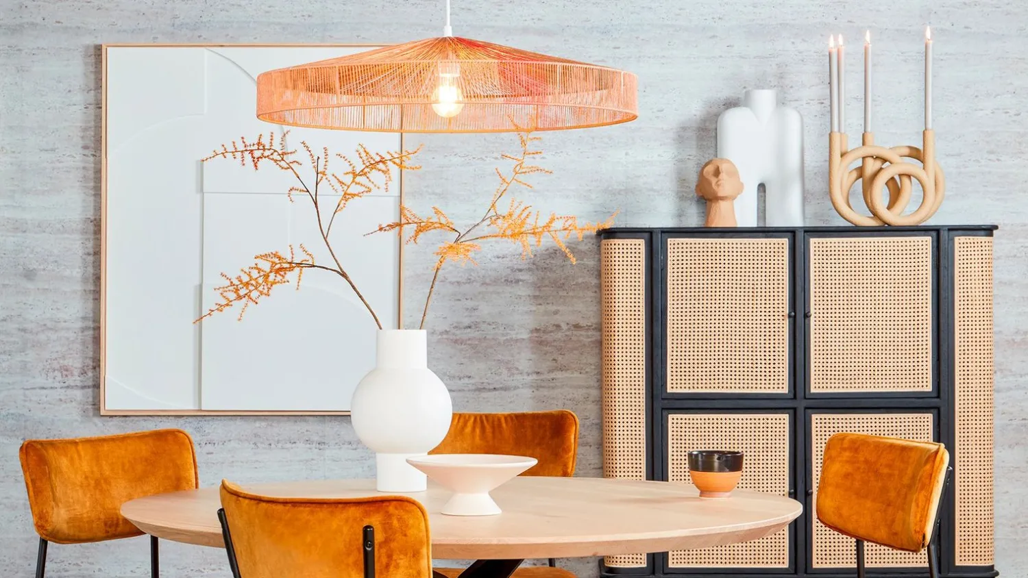 Hanglampen|Hanglampen-HKLIVING Rope Hanglamp Terra