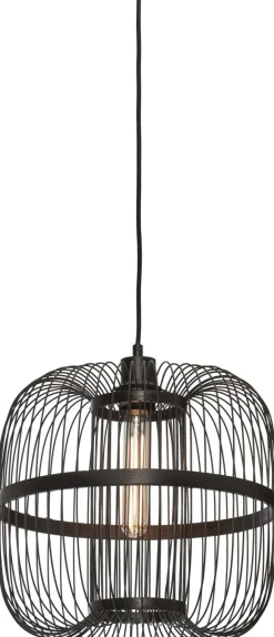 Industriële Hanglampen|Industriële Hanglampen-Good&Mojo Hokkaido L Hanglamp Black