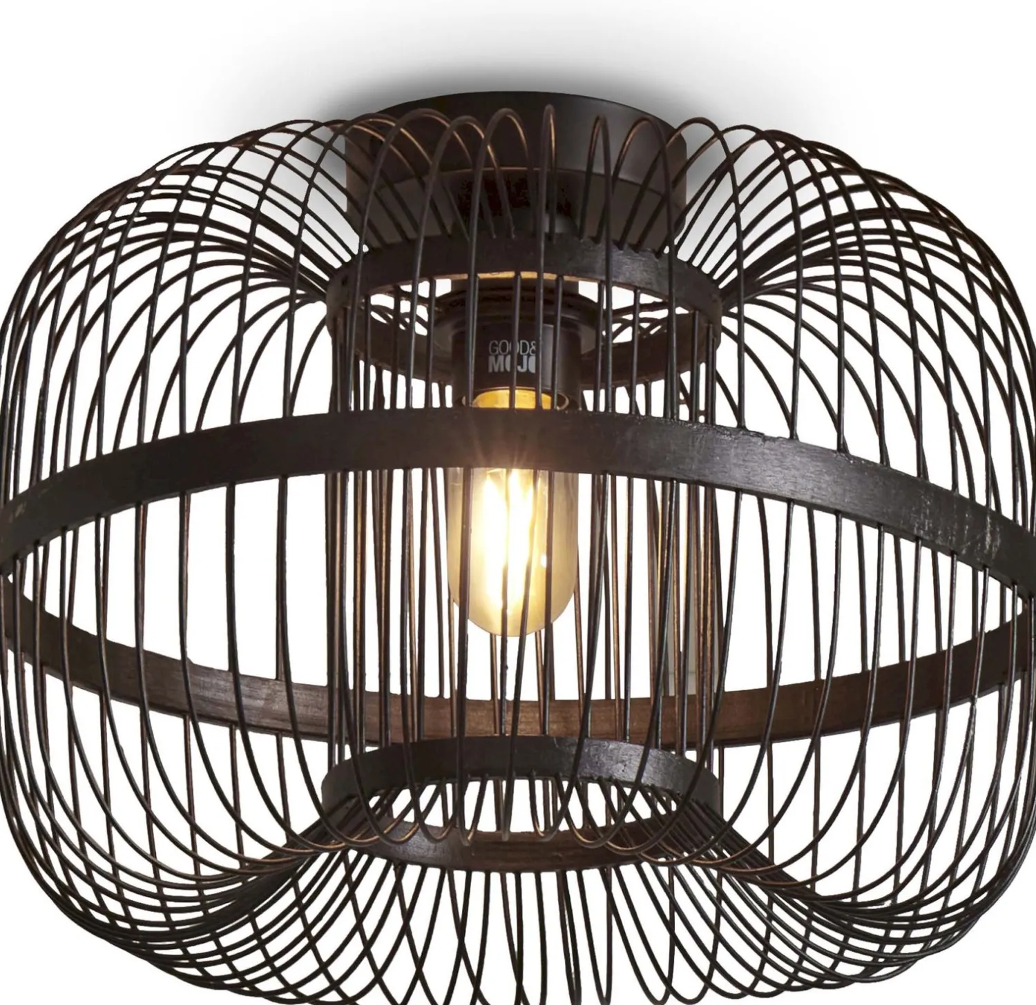 Industriële Plafondlampen|Plafondlampen-Good&Mojo Hokkaido Plafondlamp Black
