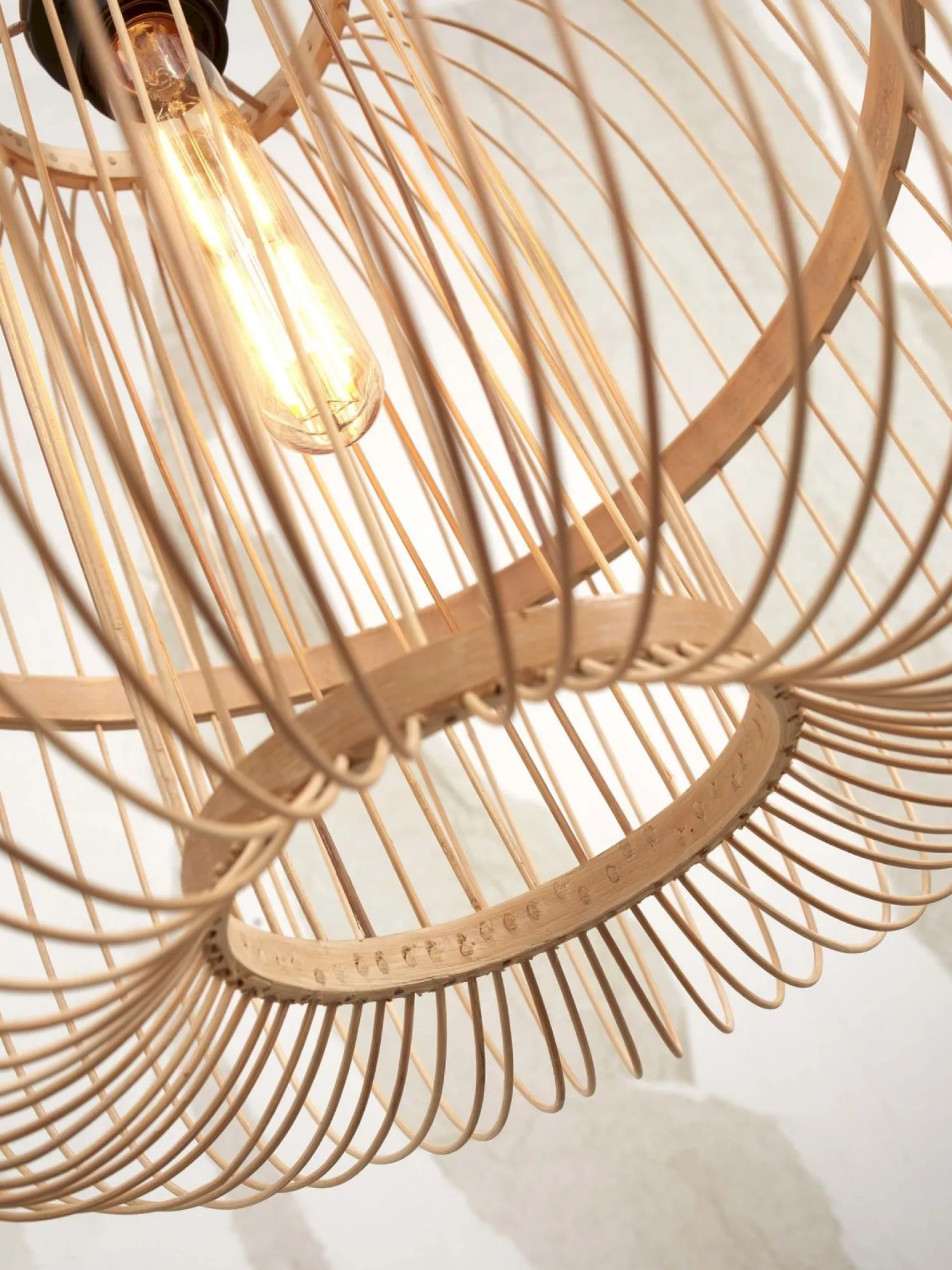 Vloerlampen|Vloerlampen-Good&Mojo Hokkaido S Vloerlamp White, Natural, Grey