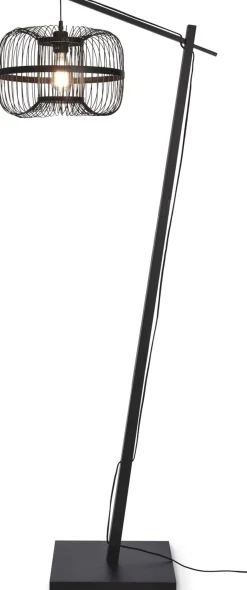 Industriële Vloerlampen|Vloerlampen-Good&Mojo Hokkaido S Vloerlamp Black