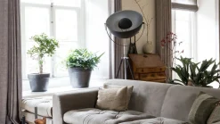 Industriële Vloerlampen|Vloerlampen-It's about RoMi Hollywood Vloerlamp zwart