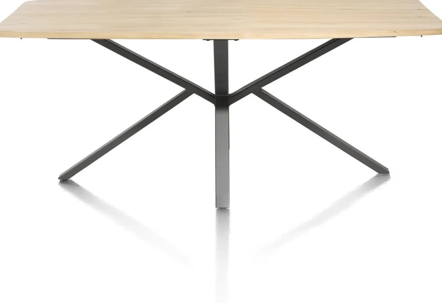 Houten Eettafels|Ovale Eettafels-Henders en Hazel Home Ovaal Eettafel Natural