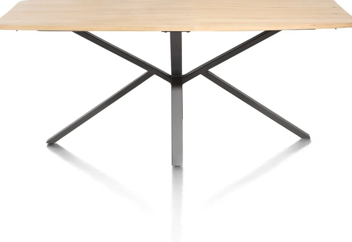 Houten Eettafels|Ovale Eettafels-Henders en Hazel Home Ovaal Eettafel Natural
