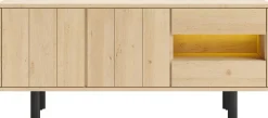Dressoirs-Henders en Hazel Homestead 2 deurs Dressoir Natural
