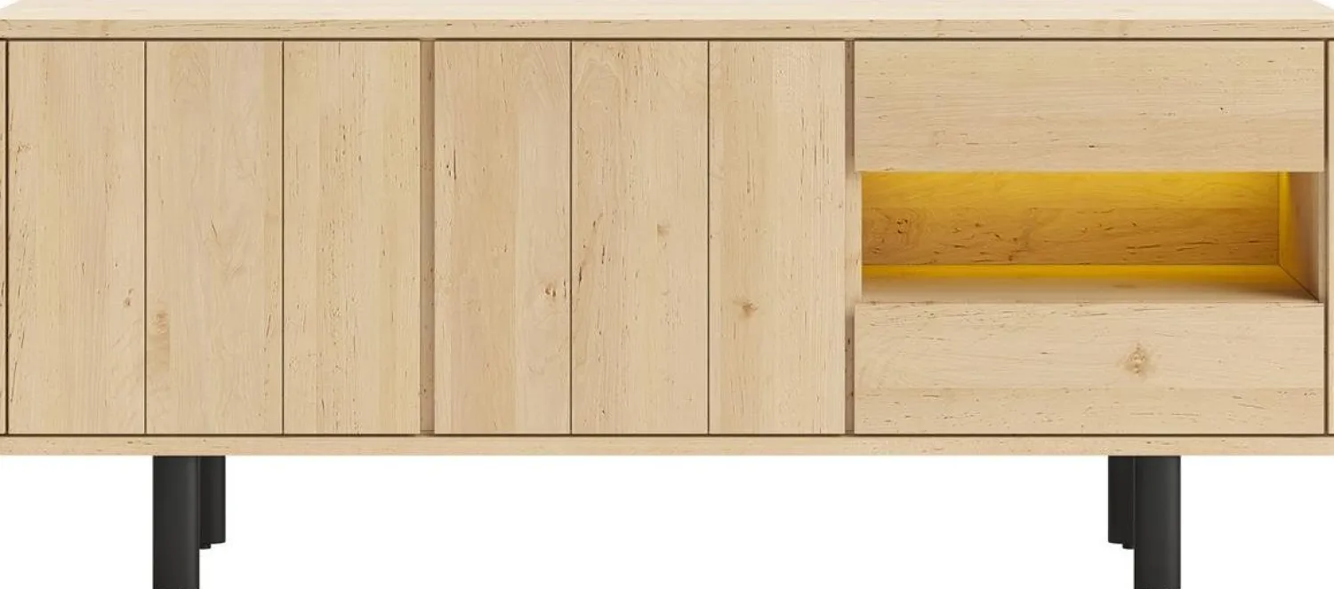 Dressoirs-Henders en Hazel Homestead 2 deurs Dressoir Natural