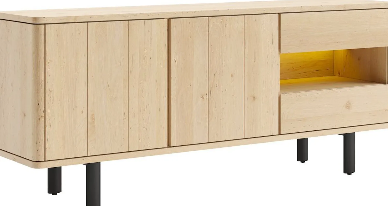 Dressoirs-Henders en Hazel Homestead 2 deurs Dressoir Natural