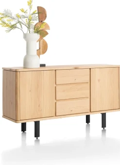 Dressoirs-Henders en Hazel Homestead 2 deurs Dressoir Natural
