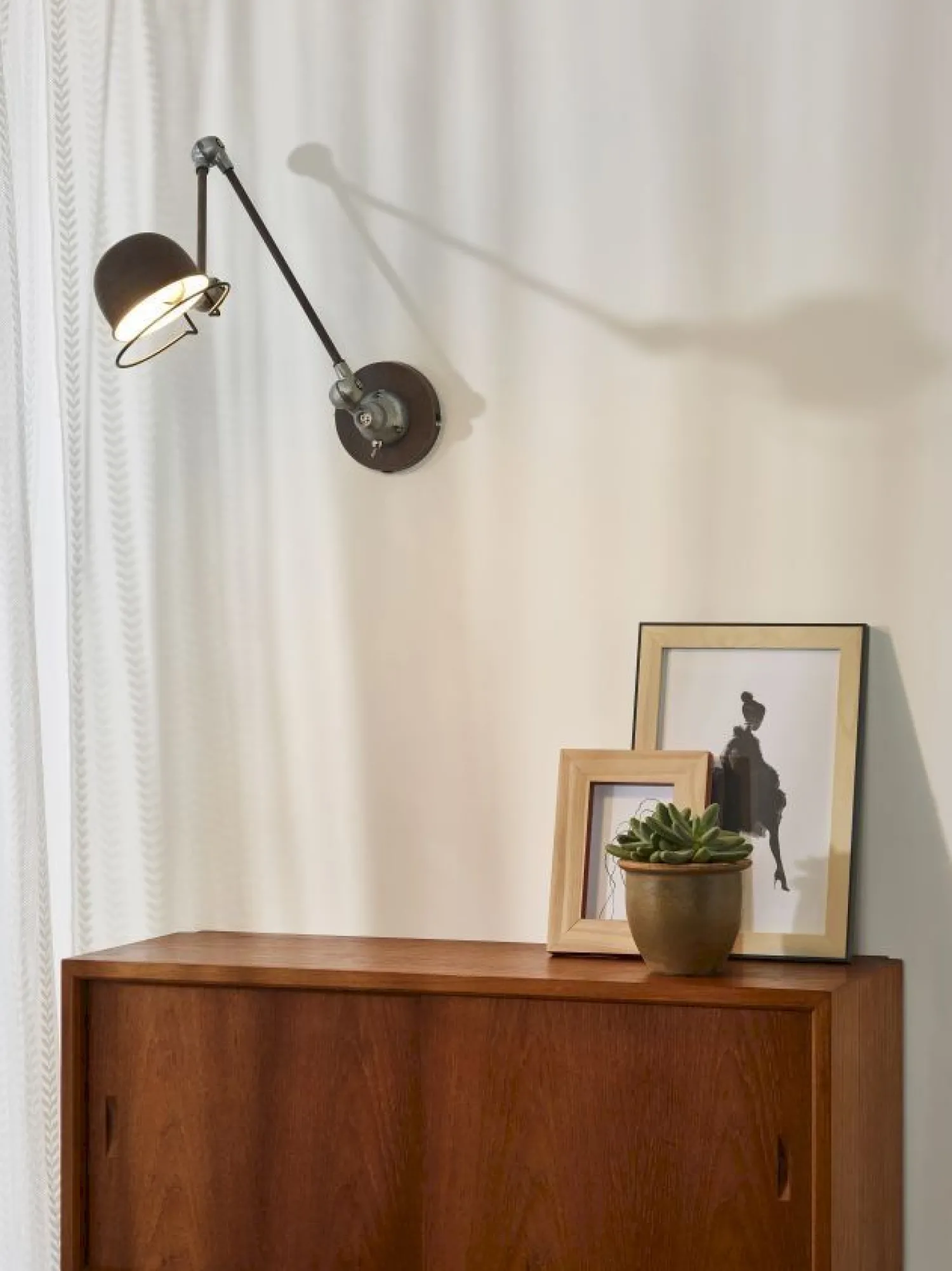 Industriële Wandlampen|Wandlampen-Lucide Honore Wandlamp Roest Bruin