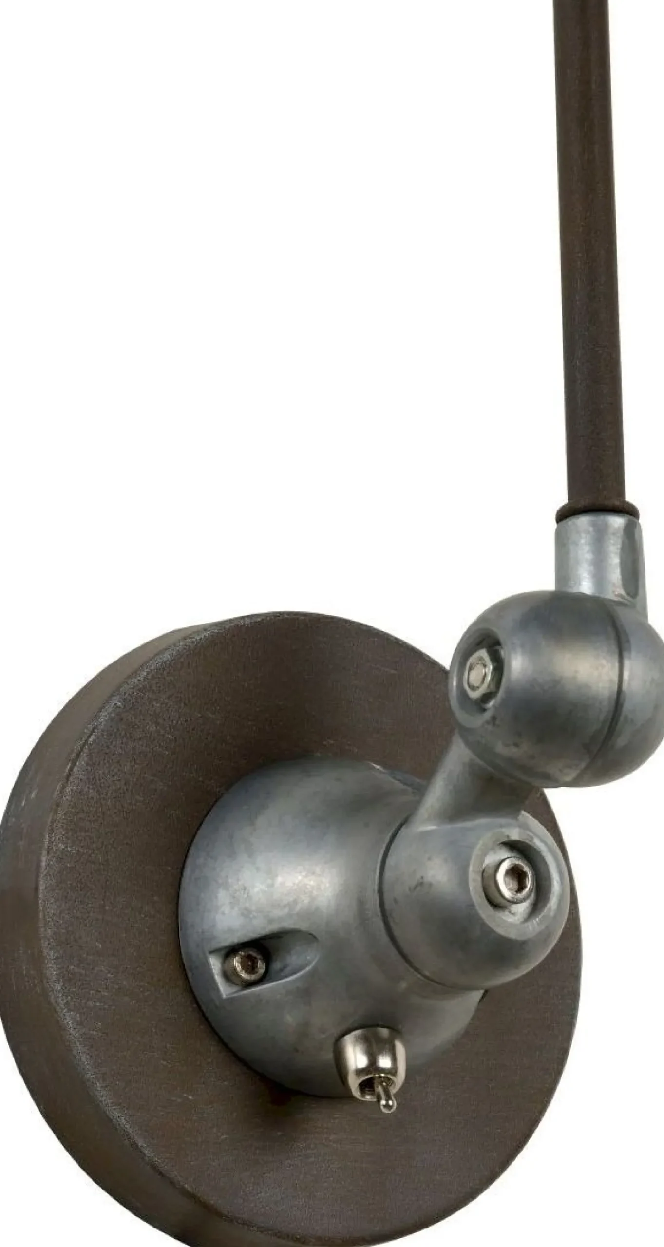 Industriële Wandlampen|Wandlampen-Lucide Honore Wandlamp Roest Bruin