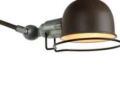 Industriële Wandlampen|Wandlampen-Lucide Honore Wandlamp Roest Bruin