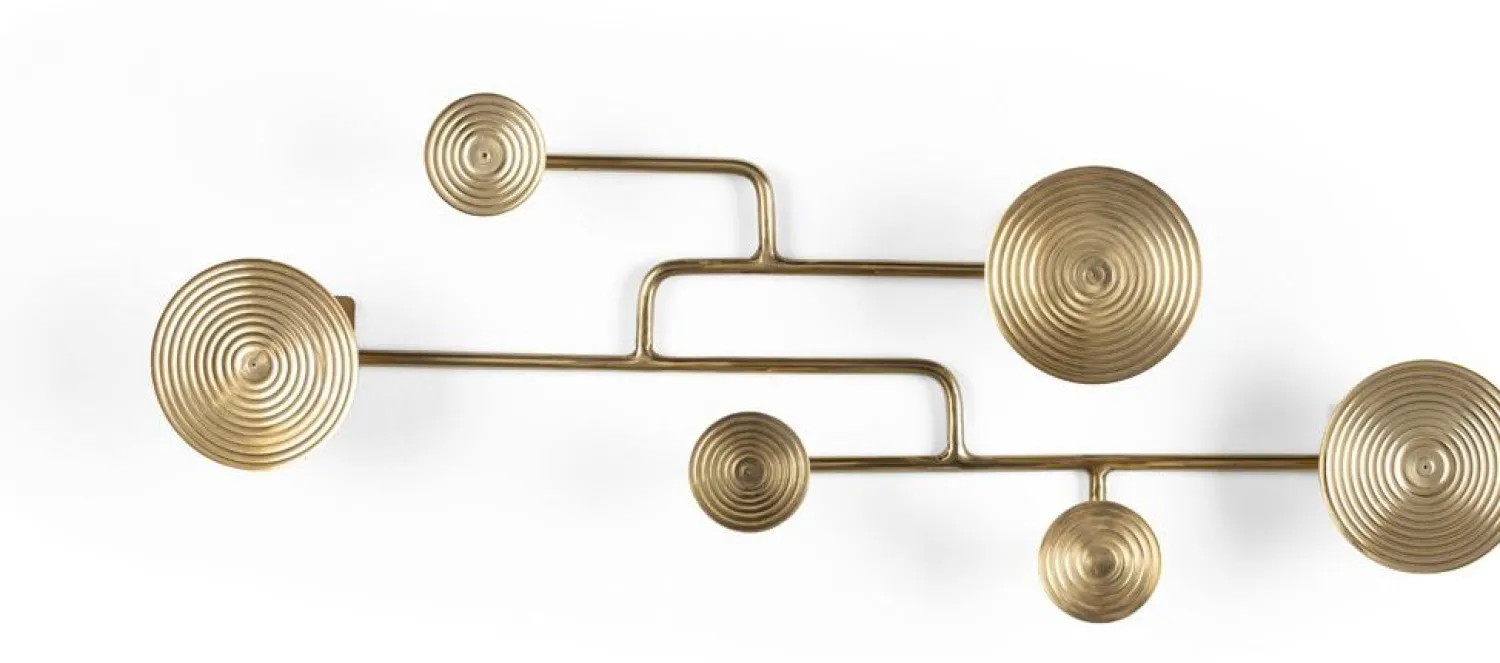Kapstokken-Bold Monkey Hypnotising Kapstok Brass