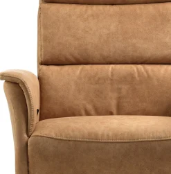 Draaifauteuils|Relaxfauteuils-Feelings Wonen Ian Relaxfauteuil Caramel
