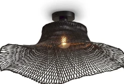 Plafondlampen|Plafondlampen-Good&Mojo Ibiza L Plafondlamp Black