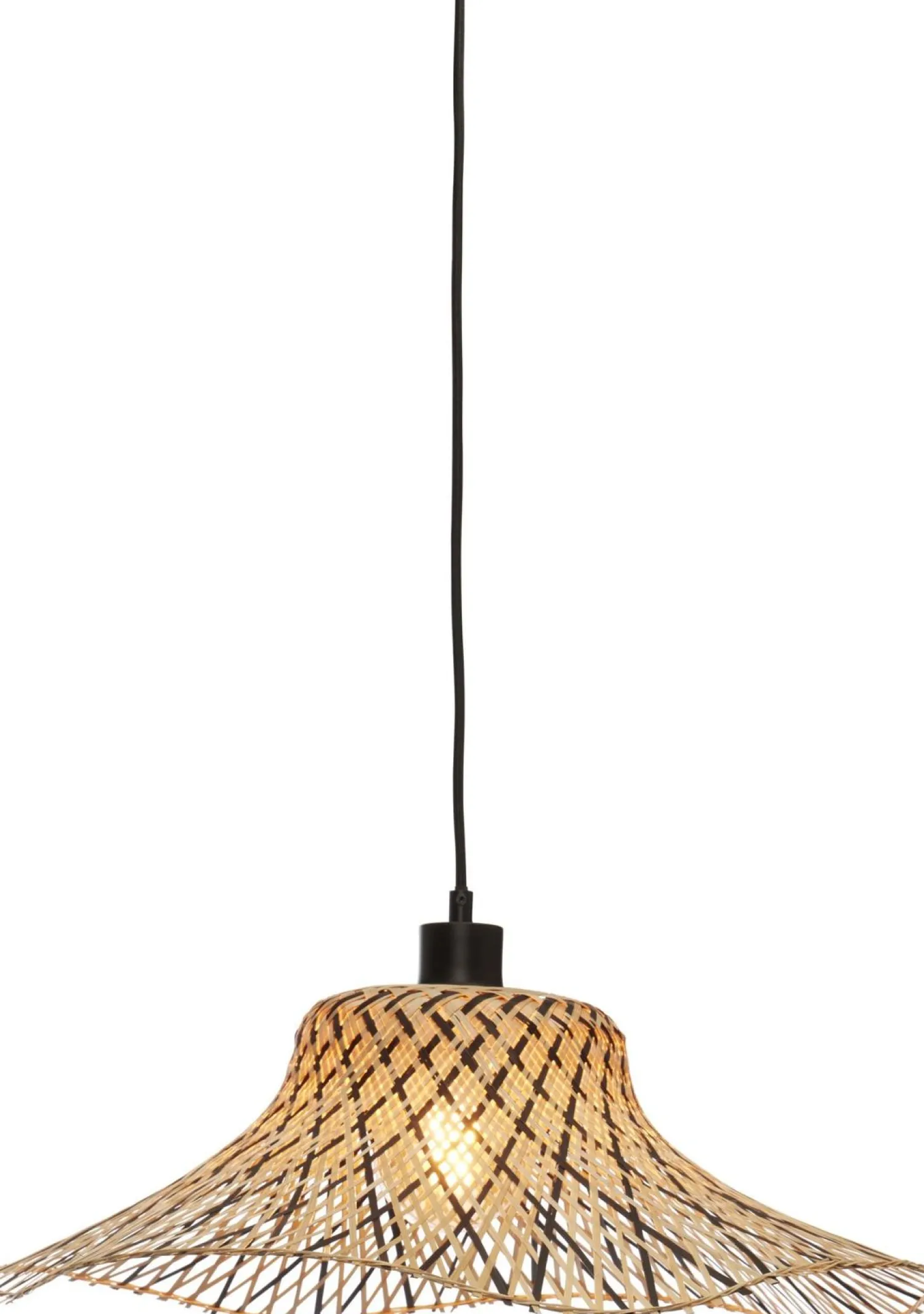Hanglampen|Hanglampen-Good&Mojo Ibiza S Hanglamp Natural, Black