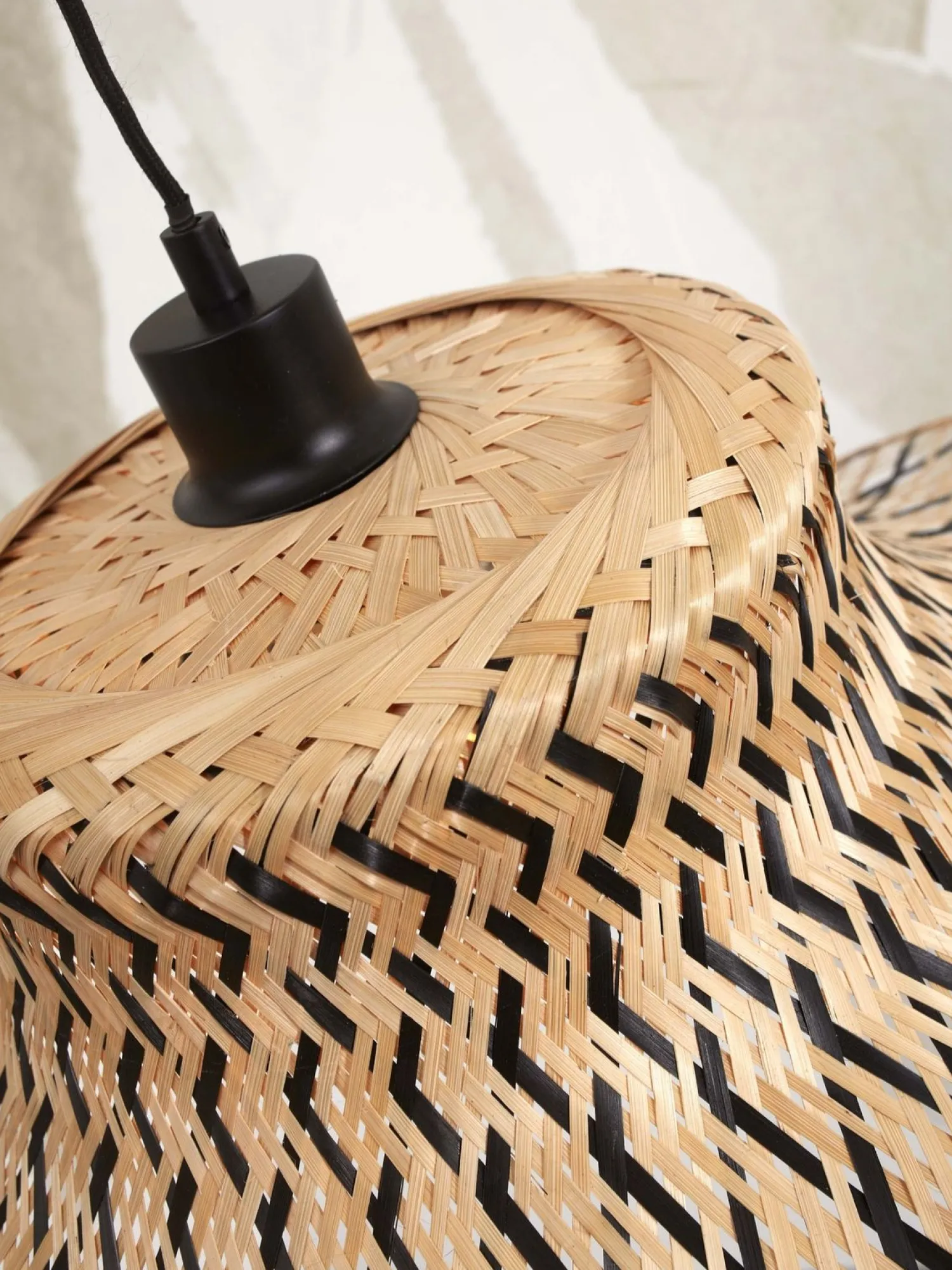 Hanglampen|Hanglampen-Good&Mojo Ibiza S Hanglamp Natural, Black