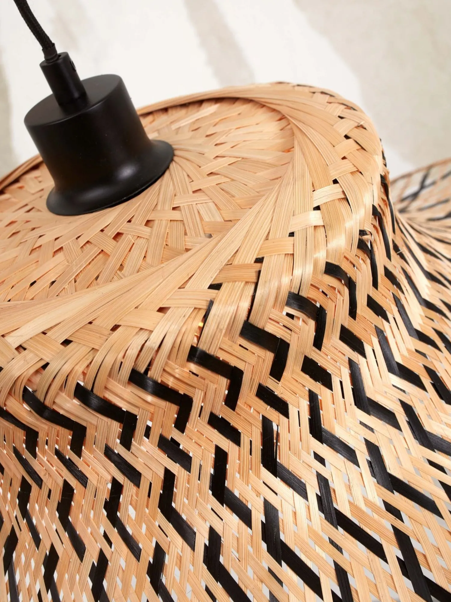 Vloerlampen|Vloerlampen-Good&Mojo Ibiza S Vloerlamp Natural, Black