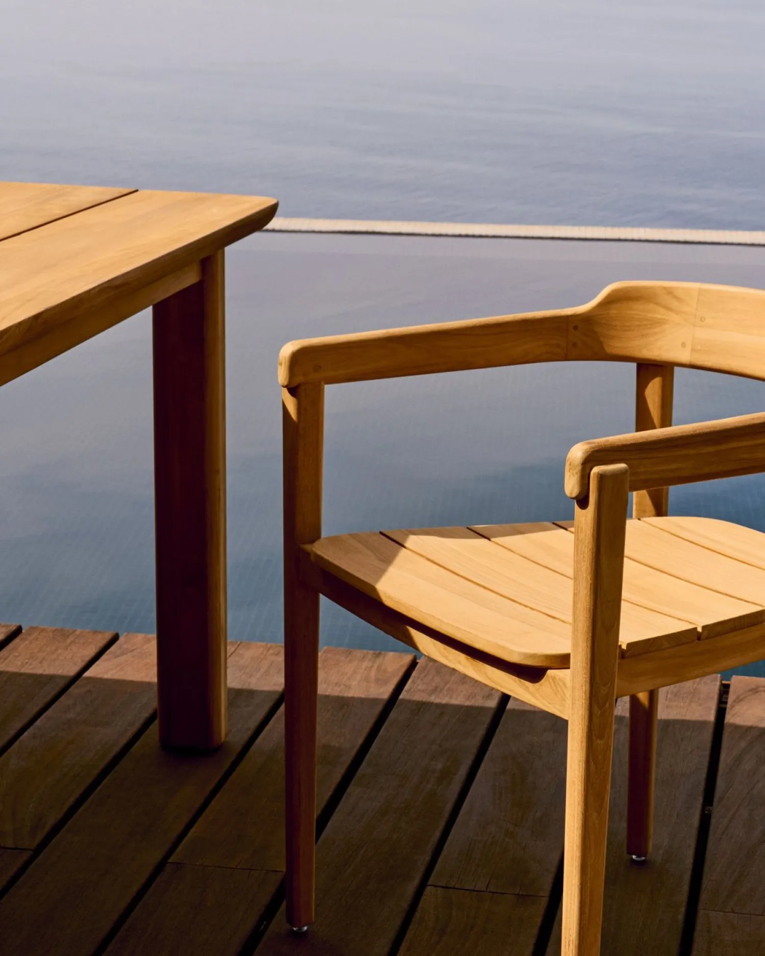 Tuinstoelen-Kave Home Icaro Tuinstoel Naturel