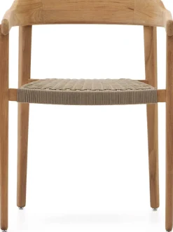 Tuinstoelen-Kave Home Icaro Tuinstoel Beige, Naturel
